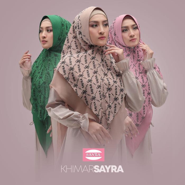 Khimar Printing Sayra Ori Sayra Hijab