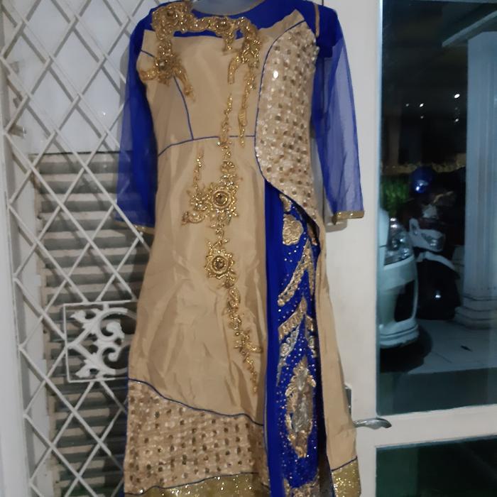 Anarkhali baju india wanita baju muslim harga promo