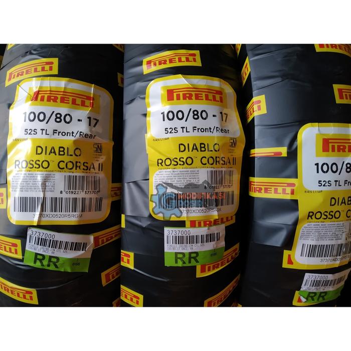 Ban Pirelli Diablo Rosso Corsa II 100/80 - 17 100/80 17