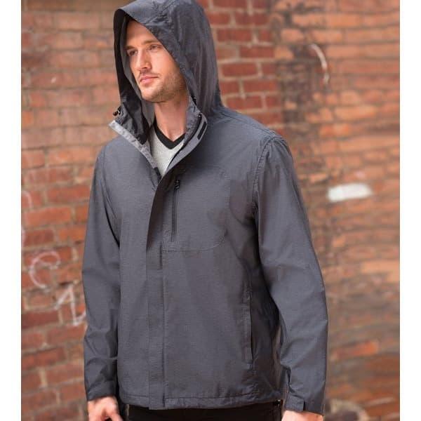 jaket Degrees 32 Mens Waterproof Rain Jacket gray hiking camping