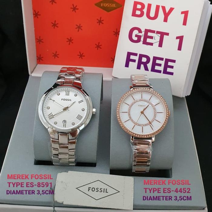 Promo !!! Jam Wanita Fossil ES 4452 Buy 1 Free 1 Ori BM 35m Fullsettt
