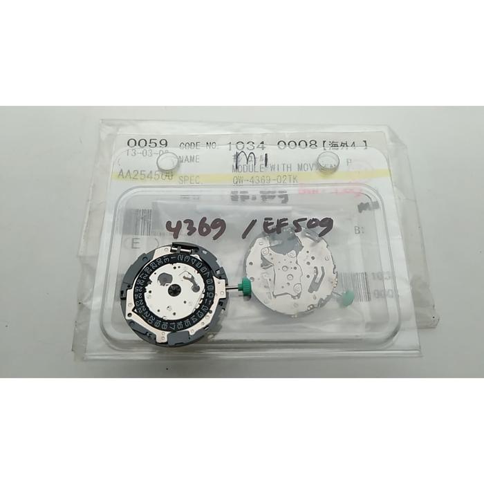 NO MESIN 4369 EDIFICE CASIO MODULE QW-4369-02-TK EF-509D 2