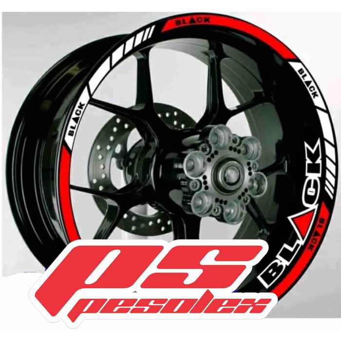 STICKER VELG CUTTING STICKER SUZUKI GSX Red 02