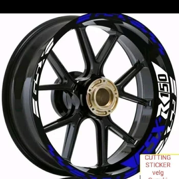 STICKER VELG SUZUKI GSX CUTTING STICKER blue