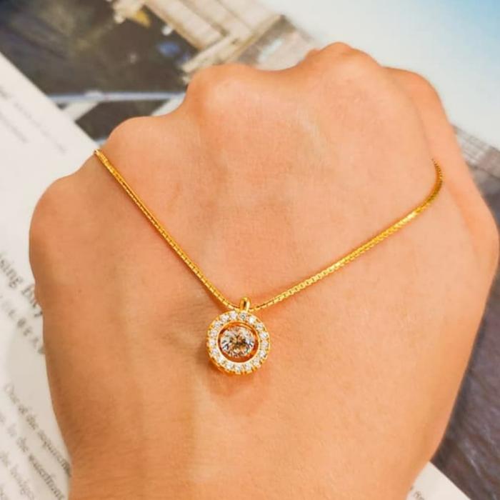 Kalung Rumbai Emas asli model variasi