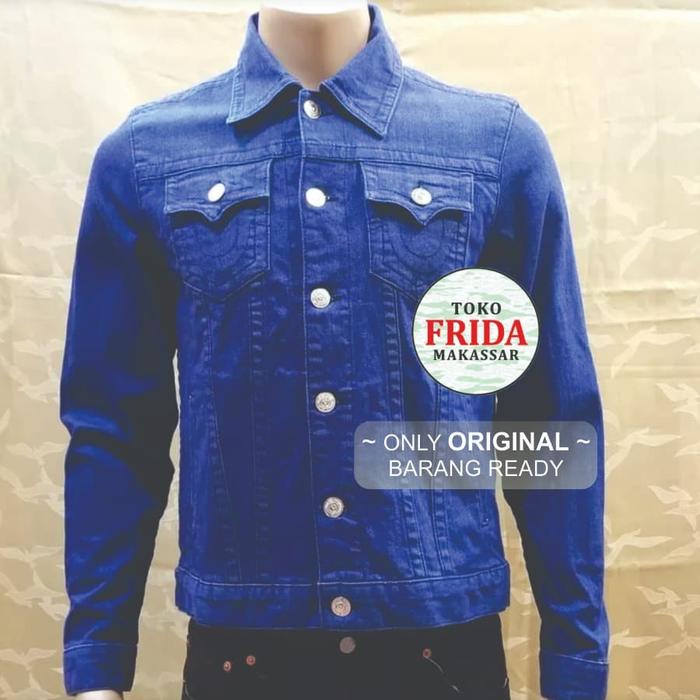 True Religion Original Men's Jacket Jeans Shirt Pria 102021 - READY!