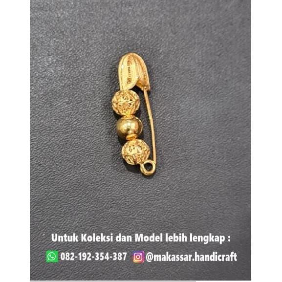 Peniti Jilbab Emas Asli (A)
