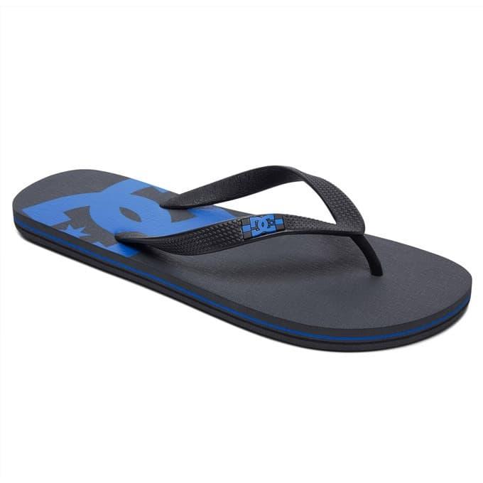 Sandal DC Shoes Spray Thongs Black Grey Blue 303272-XSKB ORIGINAL