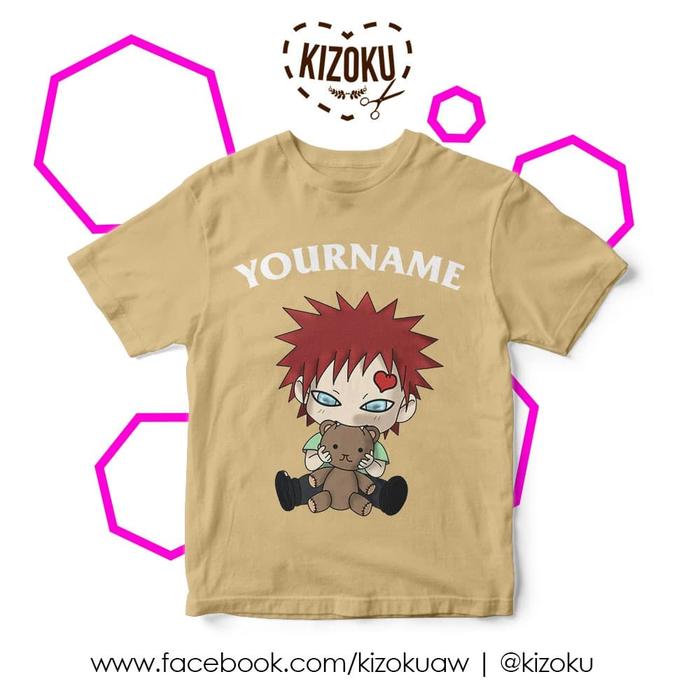 Kaos Anak Karakter Gaara