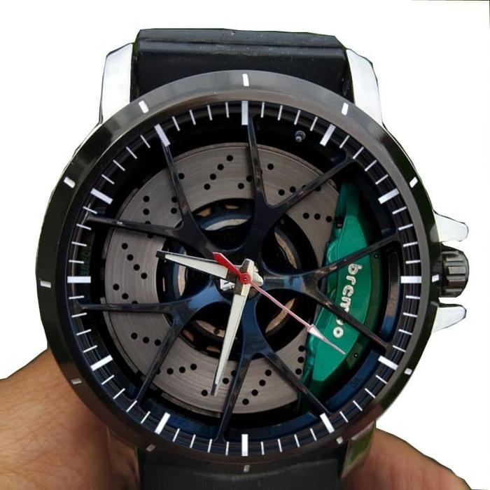 Jam Tangan Custom Velg Brembo art 4 Rims Brembo keren