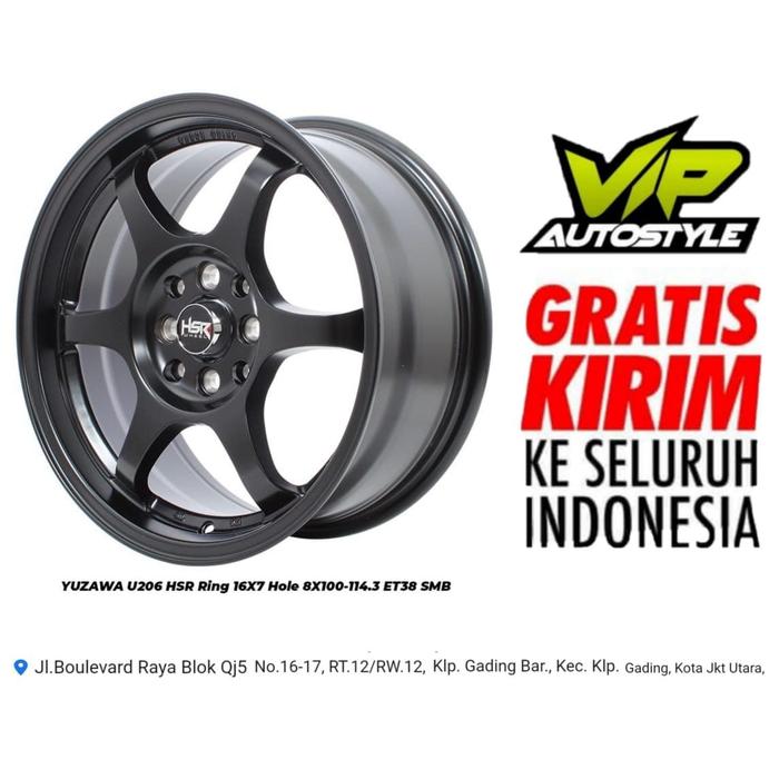 HSR YUZAWA Warna R16 SMB Velg Mobil agya ayla Karimun Mazda2 Avanza