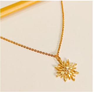 Kalung frozen produksi ubs elegant emas asli