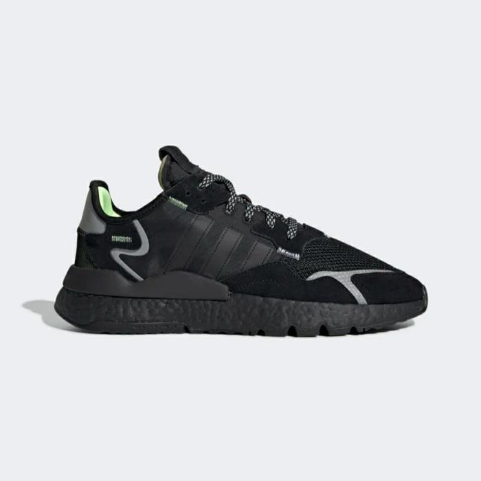 sepatu sneakers adidas nite joger black EE5884 original bnib