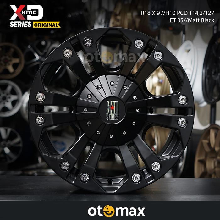 Velg Mobil XD KMC Monster Series Original Ring 18 Matt Black