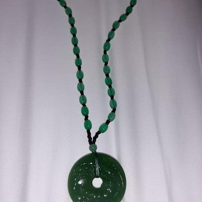 kalung batu giok asli dari china