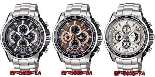 PROMO!! Jam Tangan Pria Merk Casio Edifice EF 560 Original BM Free