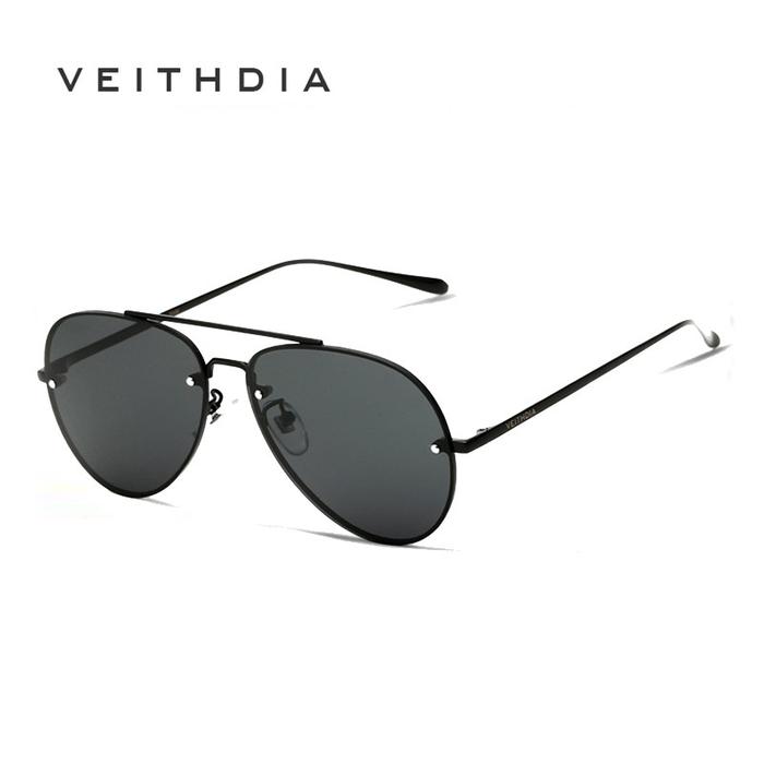 my store Rimless Unisex kacamata Polarized Coating cermin kacamata