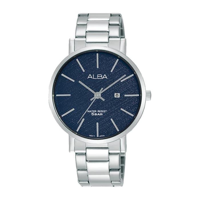 Jam Tangan Wanita Alba Prestige AH7T65X1 Analog Quartz Stainless Steel 34mm