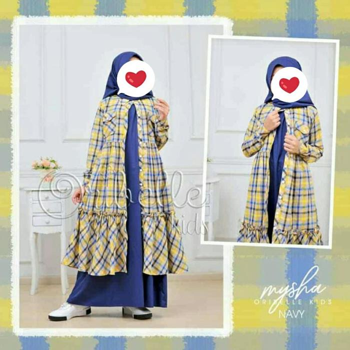 Oribelle Kids MYSHA Set Gamis Anak Size 6 dan Size 8
