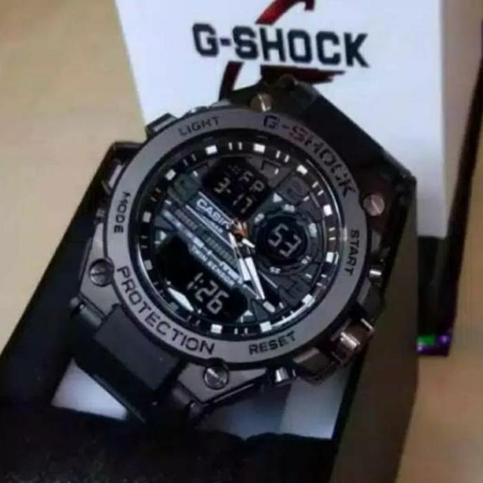 JAM TANGAN PRIA KARET METAL RING STANLIST