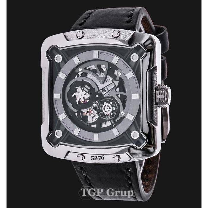 Alexandre Christie AC 3030 MA LSSBA Man Sport Automatic Black Leather