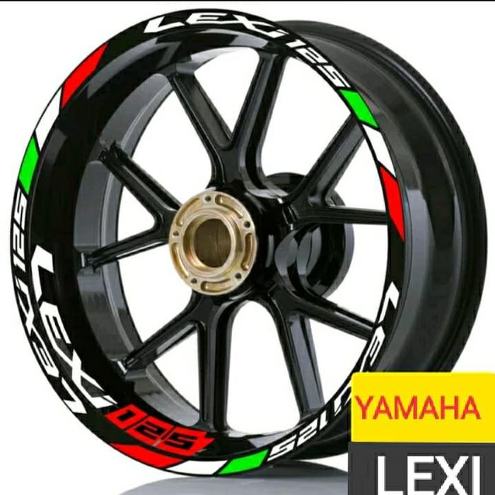 STICKER VELG CUTTING STICKER YAMAHA LEXI ITALY