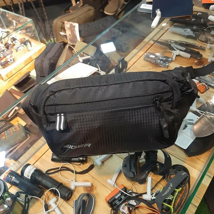 Waistbag Eiger Iridium 2L Black Original Murah