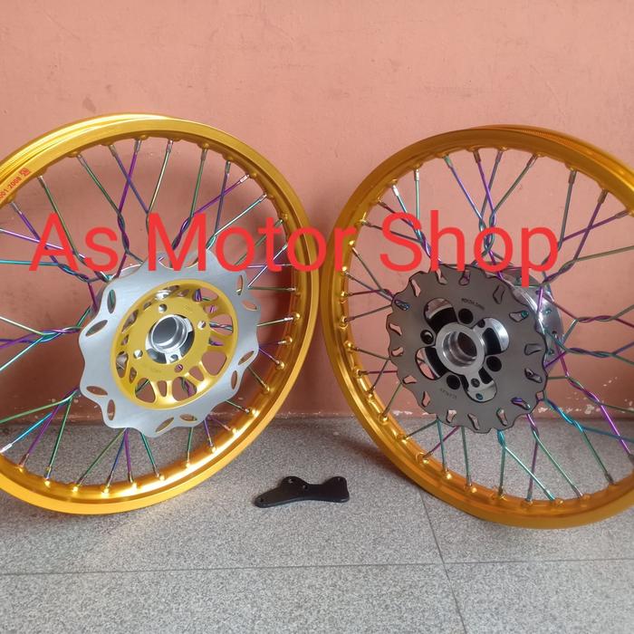 VELG SET ROSSI UKURAN 160 - 185 X 17 TROMOL SET FREE CAKRAM SONIC150R