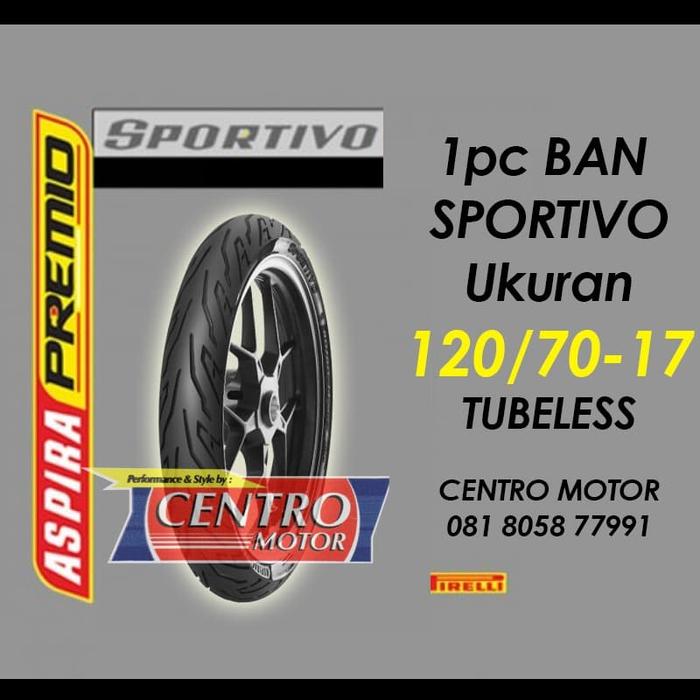 ASPIRA PREMIO SPORTIVO 120/70-17 TUBELESS