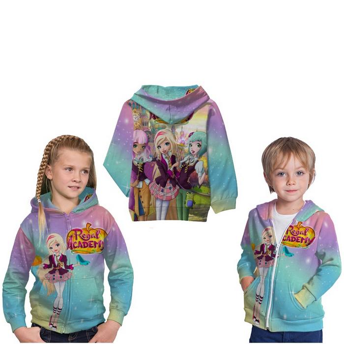 REGAL ACADEMY SWEATER ANAK PEREMPUAN FULLPRINT