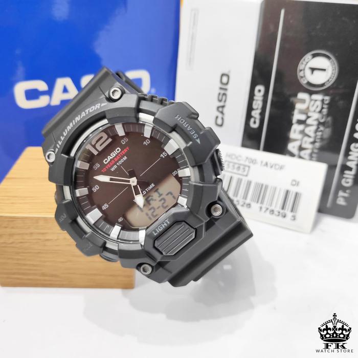 Jam Tangan Pria Casio HDC-700-1AVDF ILLUMINATOR ORIGINAL