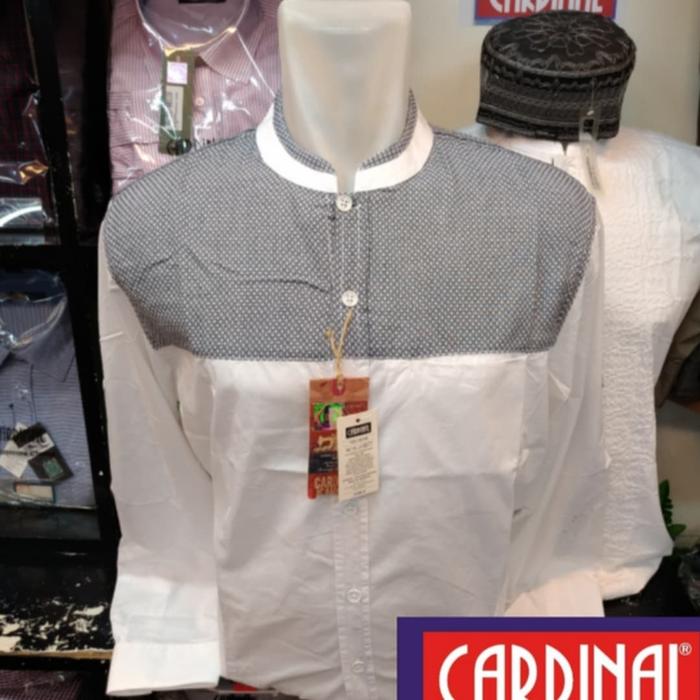 Koko Panjang CARDINAL Original Putih Kombinasi
