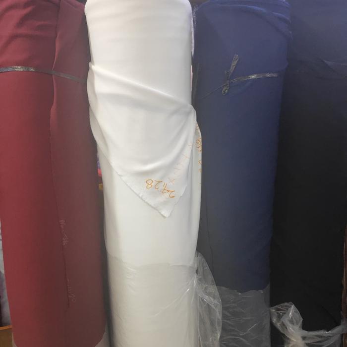 KAIN SCUBA PER ROLL (KHUSUS PUTIH, HITAM, NAVY DAN MAROON)
