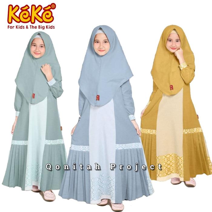 Qonitah Project Gamis Anak GM SR 20 07 Sarimbit Keke Busana Muslim