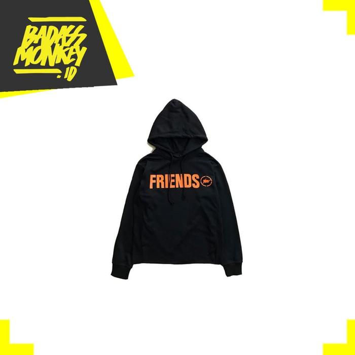 VLONE X FRAGMENT FRIENDS HOODIE BLACK