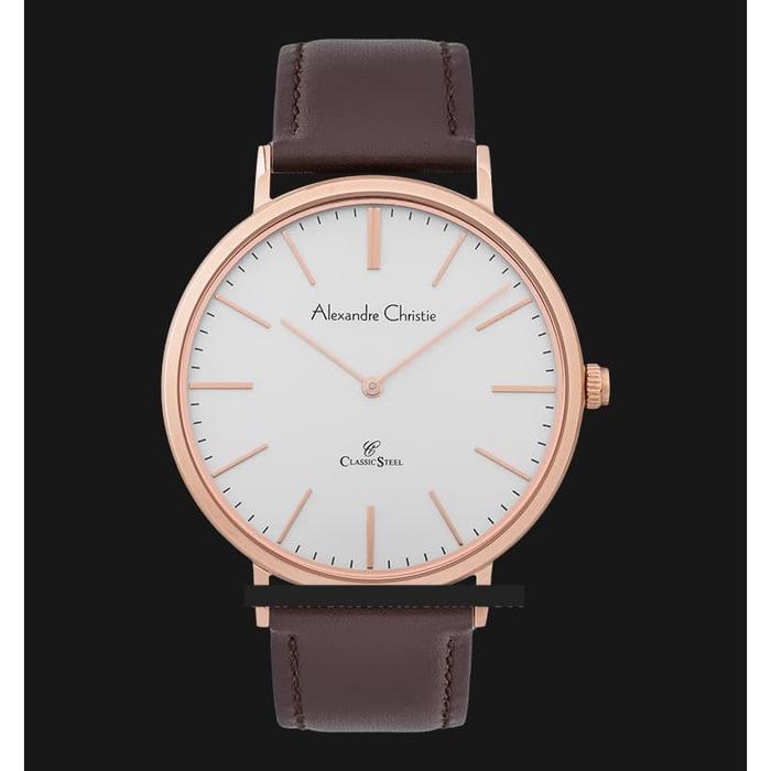 Jam Tangan Pria Alexandre Christie AC 8625 MH LRGSL Rosegold