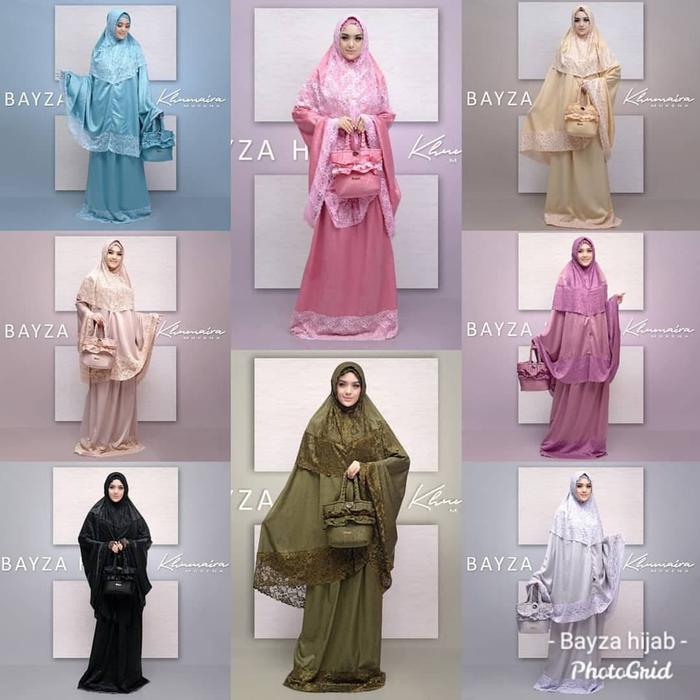 RESTOCK Mukena Khumaira Ori Bayza Hijab