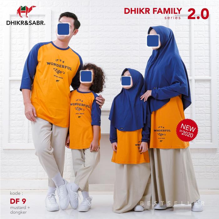 Kaos couple muslim Dhikr Family dari Dhikr&Sabr Pusat Bandung