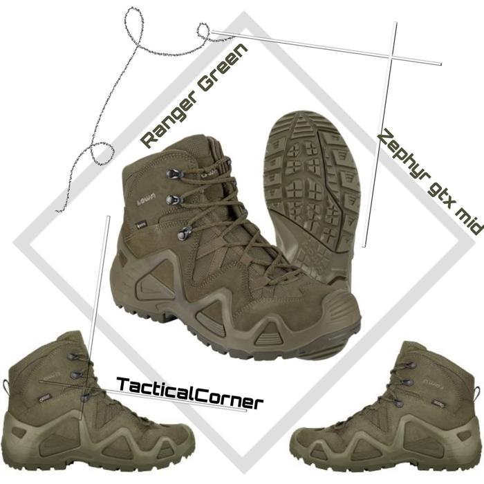 LOWA ZEPHYR GTX MID RANGER GREEN