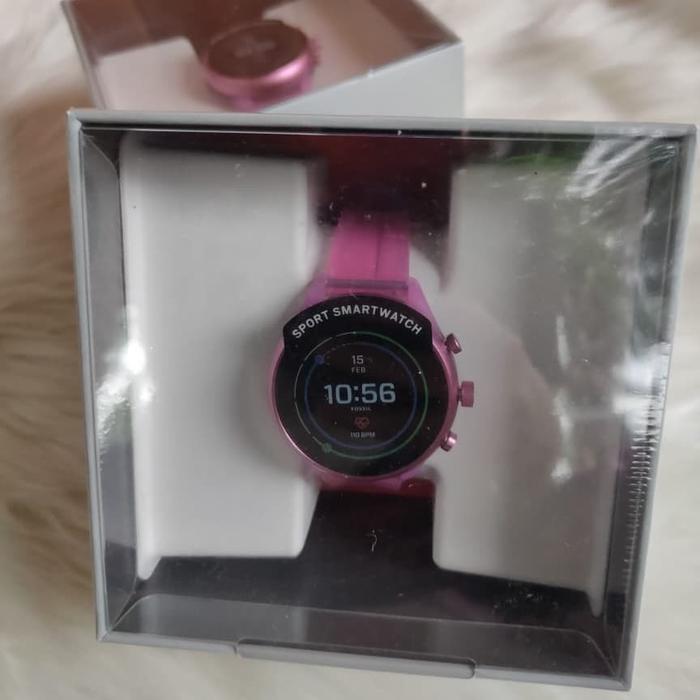 Fossil Gen 4 Smartwatch Silicone Pink FTW6058 New Segel