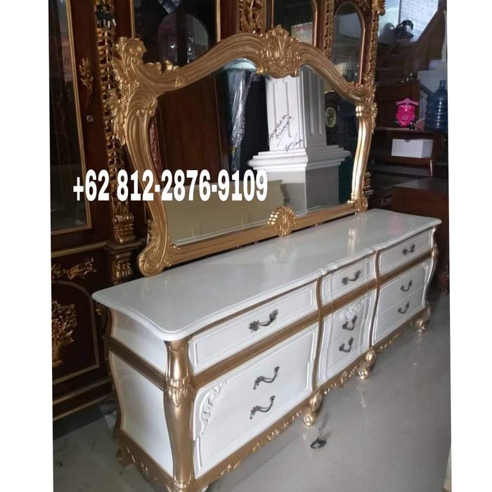 buffet jati + kaca srjm