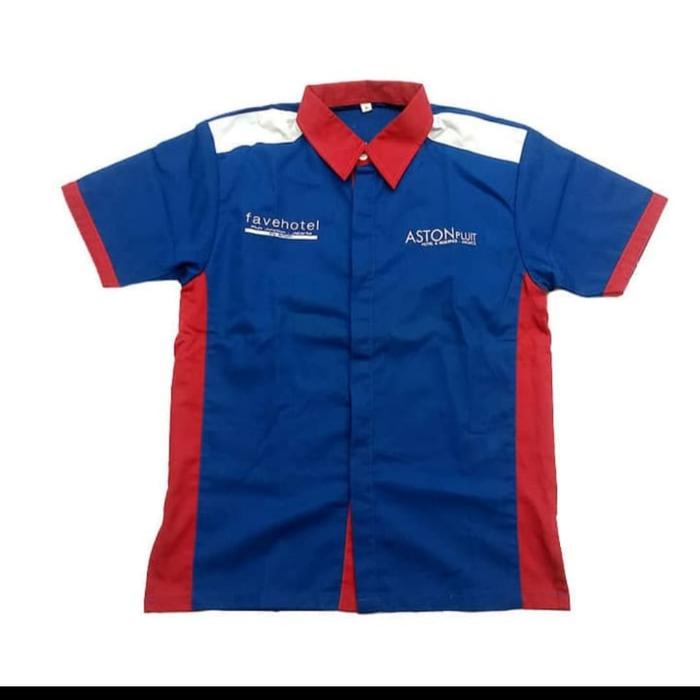 KEMEJA KERJA CUSTOM DRILL/TROPIKAL/TAIPAN