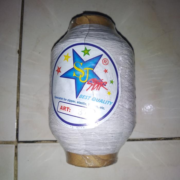 Benang Karet SJ Star Warna Putih