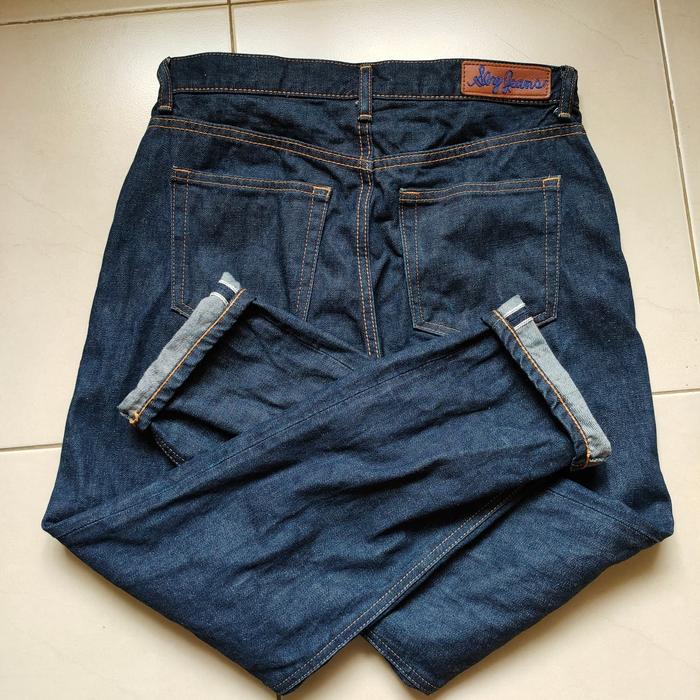 celana SLY JEANS selvedge denim 11 oz made in Japan size 30