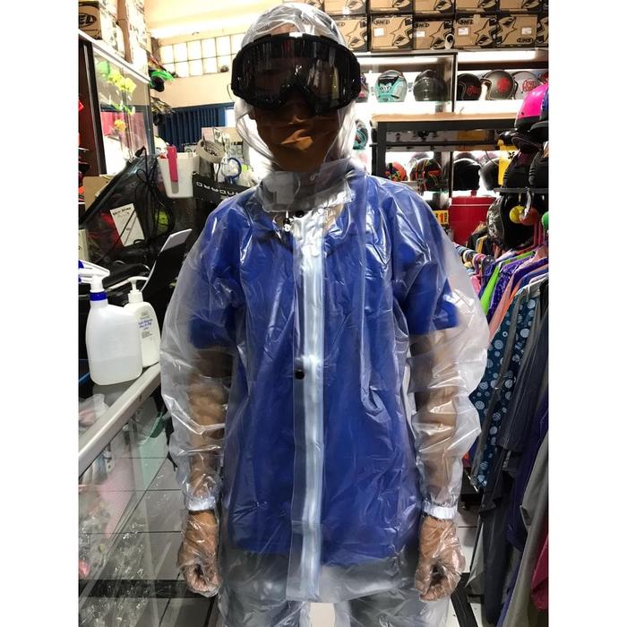 azmat suit transparan / baju apd jumpsuit