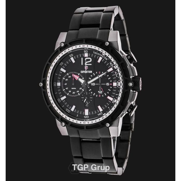 Expedition E 6716 MC BTBBA Man Chronograph Black Dial Stainless Steel
