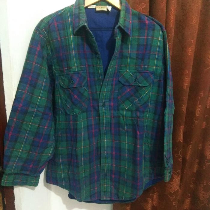 Vintage Flanel LL Bean USA