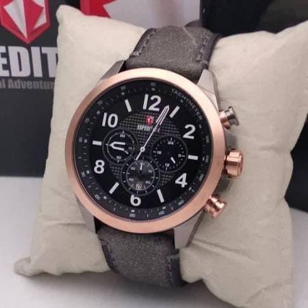 jam tangan pria Expedition 6779 Grey rosegold Chronograph