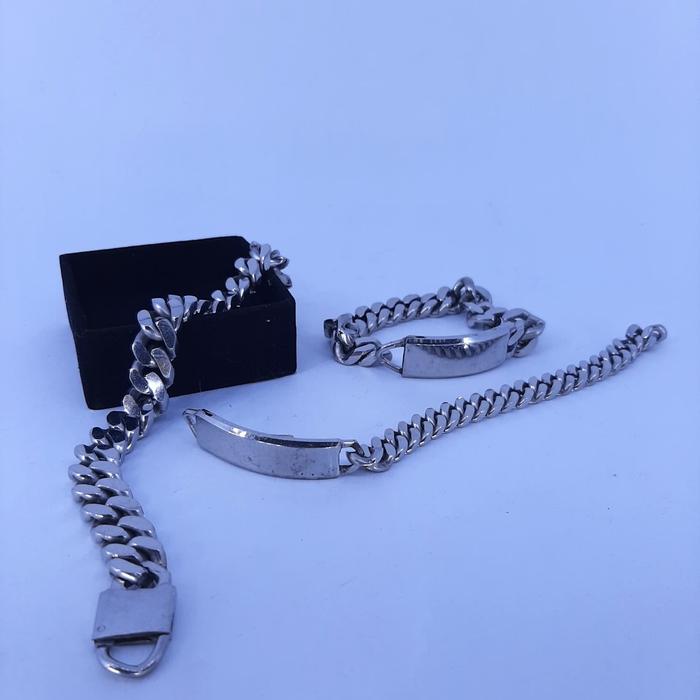 Gelang Besi Putih Asli