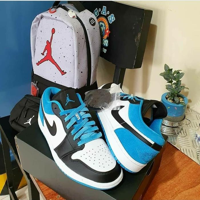 AIR JORDAN 1 LOW • “LASER BLUE”